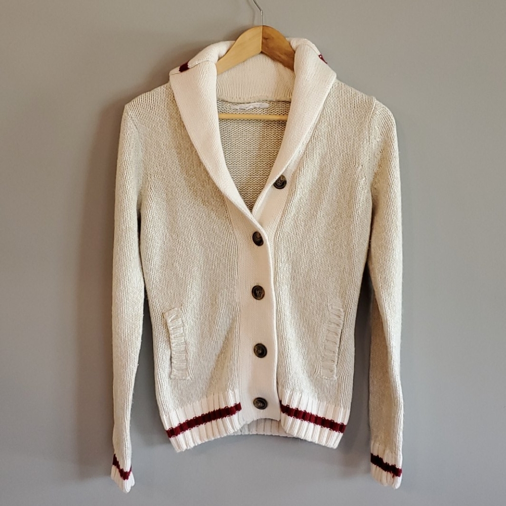 Sock monkey cardigan